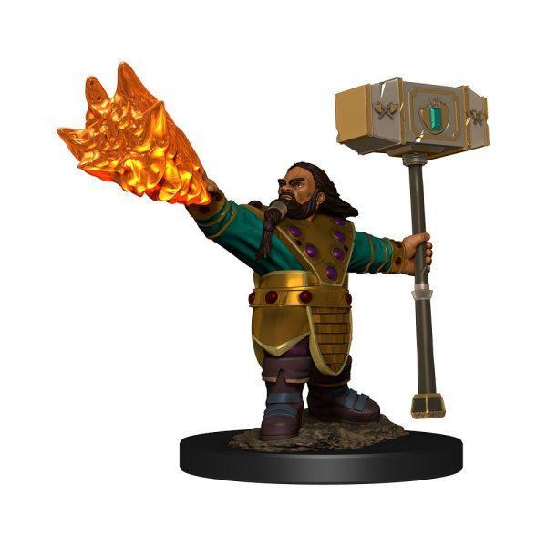D&D Icons of the Realms Premium Miniature pre-painted Dwarf Cleric Male