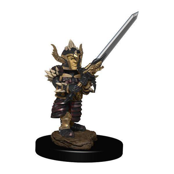 D&D Icons of the Realms Premium Miniature pre-painted Halfling Fighter Male