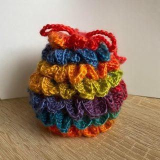Dragon Egg Rainbow Dice Bag
