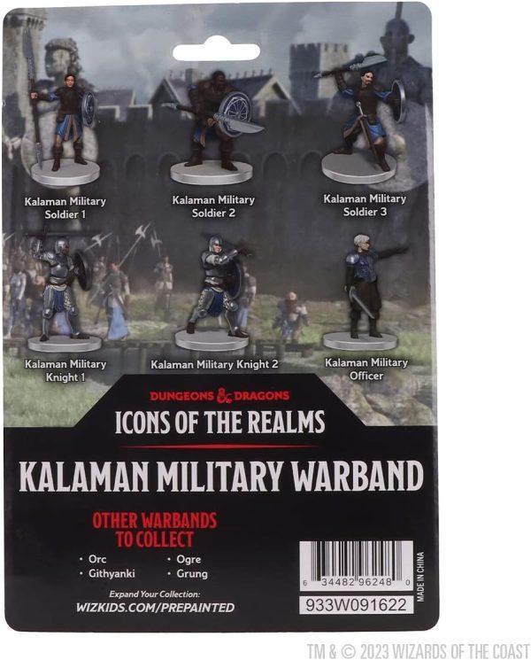 D&D ICONS OF THE REALMS KALAMAN MILITARY WARBAND