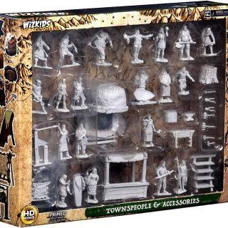 WizKids Deep Cuts Miniatures - Townspeople and Accessories