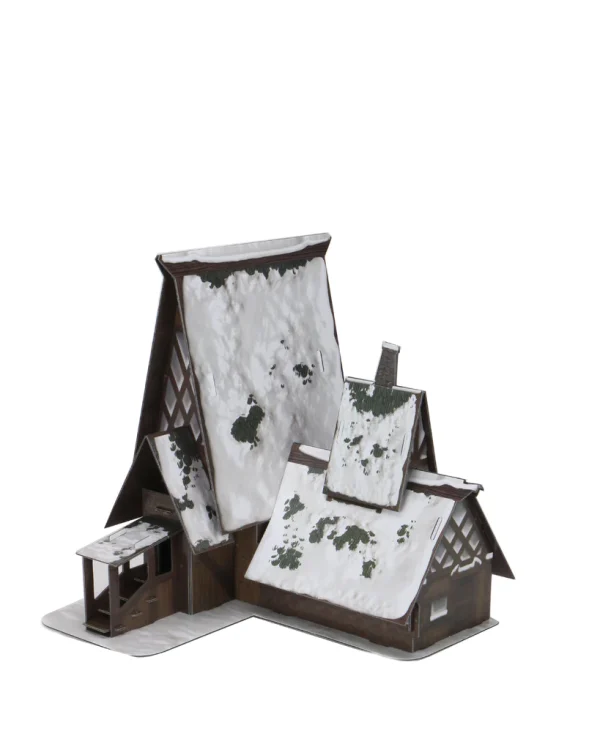 The Lodge Papercraft Set - Icewind Dale - D&D Icons of the Realms Miniatures