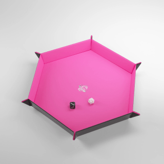 Mágneses dobótálca Hexagonal fekete-pink