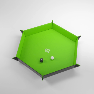 Mágneses dobótálca Hexagonal fekete-zöld