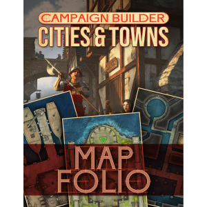 Campaign Builder Cities & Towns Map Folio - Kobold Press