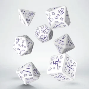 Japanese Dice Set – Blue Star Lotus (Q WORKSHOP) Japanese Dice Set – Blue Star Lotus (Q WORKSHOP)