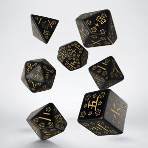 Japanese Dice Set – Deep Night Firefly (Q WORKSHOP)