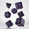 Call of Cthulhu 7th Edition Horror on the Orient Express Black & Purple Dice Set (7)