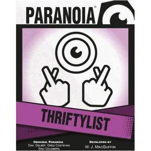 Paranoia RPG - Thriftylist Card Deck Paranoia RPG - Thriftylist Card Deck