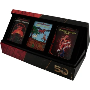 Dungeons & Dragons Ingot Set 50th Anniversary 1st Edition Book Cover