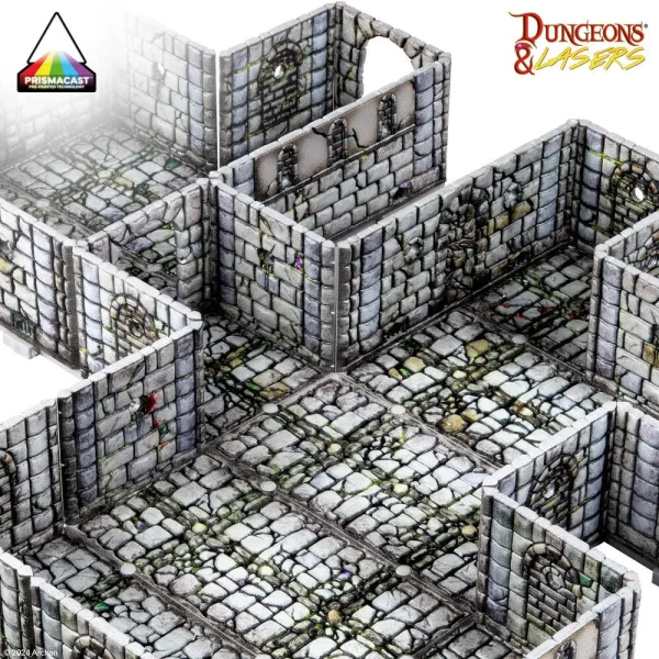 Fantasy Dungeon (Pre-Painted) - Dungeons & Lasers PrismaCast Fantasy Dungeon (Pre-Painted) - Dungeons & Lasers PrismaCast