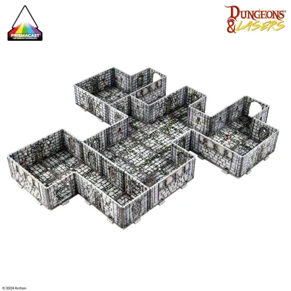 Fantasy Dungeon (Pre-Painted) - Dungeons & Lasers PrismaCast Fantasy Dungeon (Pre-Painted) - Dungeons & Lasers PrismaCast