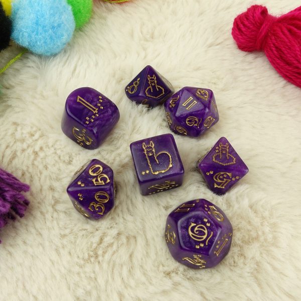 Llama Dice Set Zippy