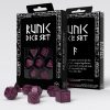 Runic Shimmering black with magenta Dice Set Runic Shimmering black with magenta Dice Set