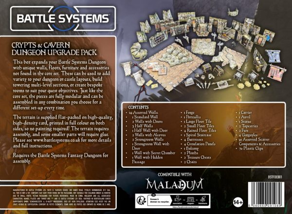 Crypts and Caverns Dungeon Upgrade Pack - Battle Systems Crypts and Caverns Dungeon Upgrade Pack - Battle Systems