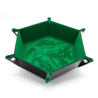 Green Dragon Skin Edition - CritStones Folding Dice Tray