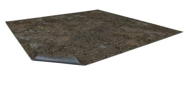 Muddy Streets Gaming Mat 2x2 - Grid - Battle Systems Muddy Streets Gaming Mat 2x2 - Grid - Battle Systems