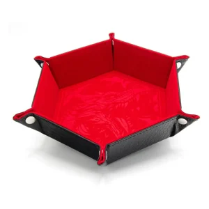 Red Dragon Skin Edition - CritStones Folding Dice Tray Red Dragon Skin Edition - CritStones Folding Dice Tray