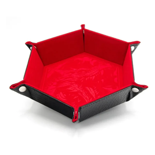 Red Dragon Skin Edition - CritStones Folding Dice Tray