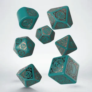 Steampunk Clockwork Nautical Apparatus Modern Dice Set - Q Workshop