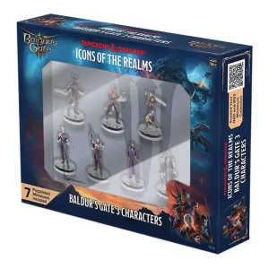 Baldur's Gate 3 - Character Boxed Set - D&D Icons of the Realms pre-painted Miniatures Planescape