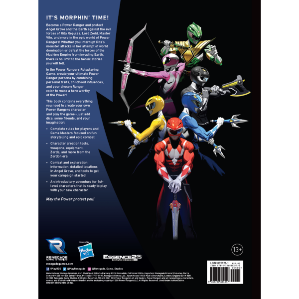 Power Rangers RPG Core Rulebook - ENG