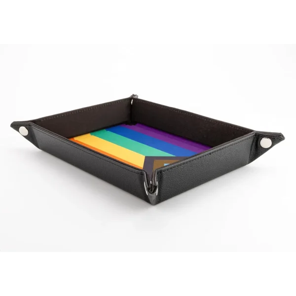 FanRoll Pride Dice Tray – Rainbow Flag 1