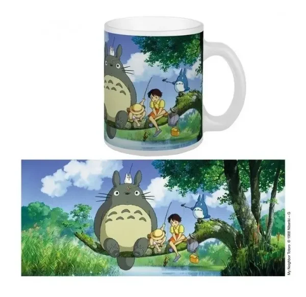 Mug Ghibli 01 - Totoro Fishing - My Neighbor Totoro 340 ml bögre Mug Ghibli 01 - Totoro Fishing - My Neighbor Totoro 340 ml bögre
