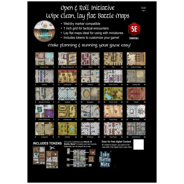 Big Book of Battle Mats Bastions & Strongholds