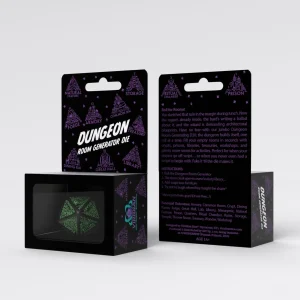 Dungeon Generator Die: Black & Green - Q Workshop