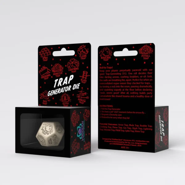 Trap Generator Die: Beige & Black