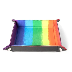 Watercolor Rainbow Dice Tray - FanRoll Watercolor Rainbow Dice Tray - FanRoll