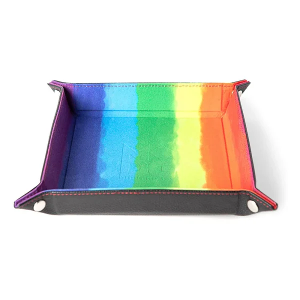 Watercolor Rainbow Dice Tray - FanRoll