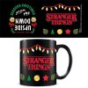 Stranger Things - Fairy Lights - Seasons Greetings Upside Down mug