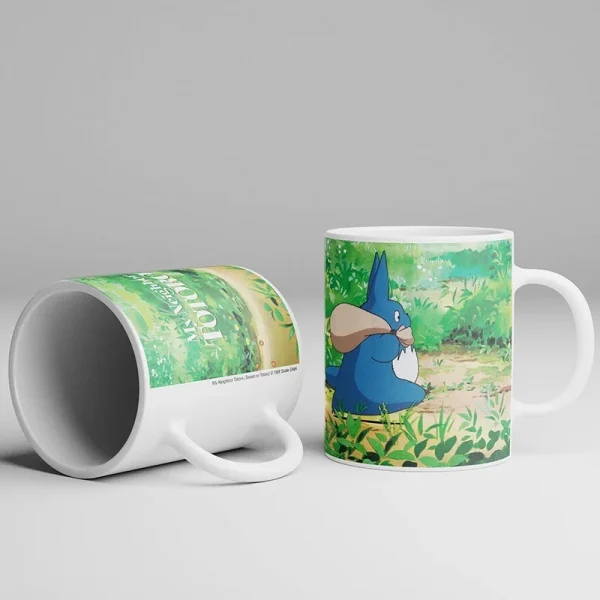 Totoro Blue and White - My Neighbor Totoro - Mug Ghibli 08
