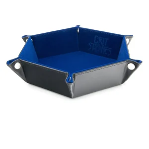 CritStones Folding Dice Tray Blue CritStones Folding Dice Tray Blue