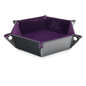 CritStones Folding Dice Tray Purple CritStones Folding Dice Tray Purple