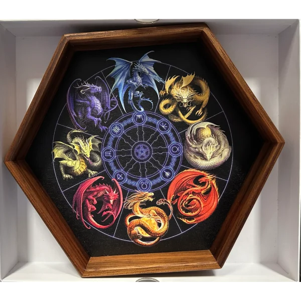 Dragons of the Sabbats (Anne Stokes) Wooden Dice Tray Dragons of the Sabbats (Anne Stokes) Wooden Dice Tray
