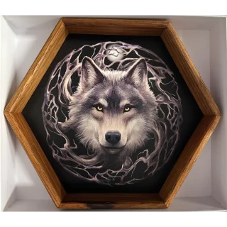 Night Forest (Anne Stokes) Wooden Dice Tray