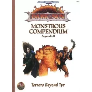 Advanced Dungeons & Dragons - Dark Sun: Monstrous Compendium – Appendix II – Terrors Beyond Tyr
