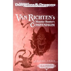 Advanced Dungeons & Dragons – Ravenloft: Van Richten’s Monster Hunter’s Compendium – Volume Three