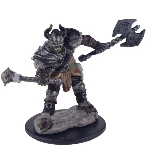Half-Orc Male Barbarian - Pathfinder Battles