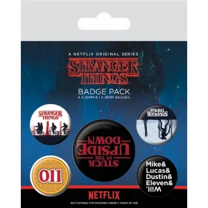 Stranger Things Badge Pack (5db -os kitűző szett)