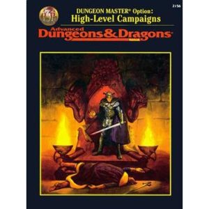 Advanced Dungeons & Dragons – Dungeon Master Option: High-Level Campaigns