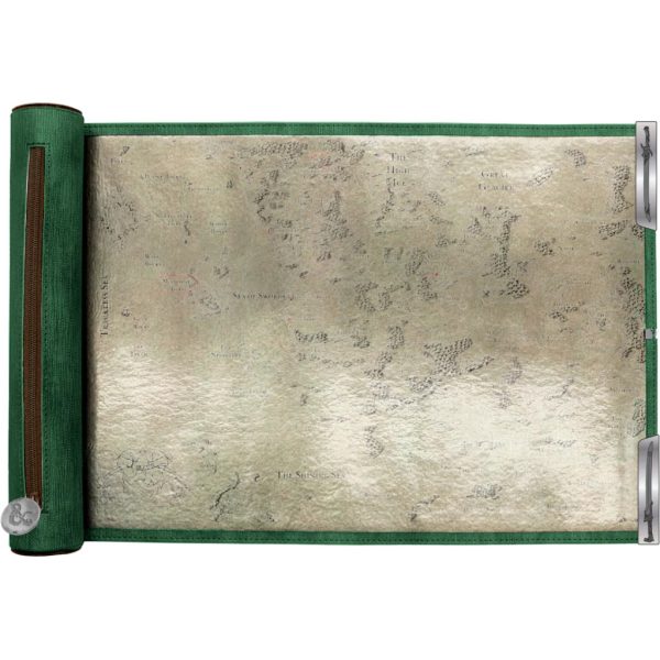 Drizzt & the Forgotten Realms Premium Dice Scroll Map for D&D - Artifacts Across Eternities