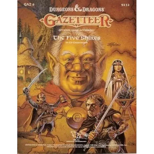Dungeons & Dragons – Gazetteer: The Five Shires