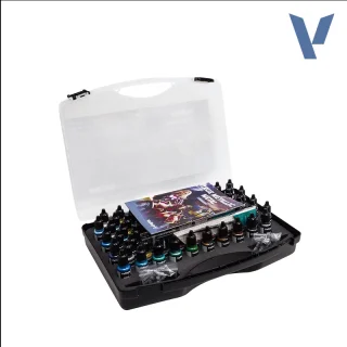 Vallejo - True Metallic Metal Full Collection Color Case (80 Colors, 18 ml)