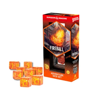Fireball - Sirius Dice Dungeons & Dragons Adventure Dice