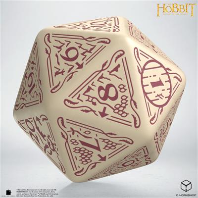 The Hobbit Spindown D20 Terra TCG Jumbo Die
