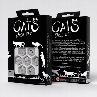 Cats Dice Set: Purrl
